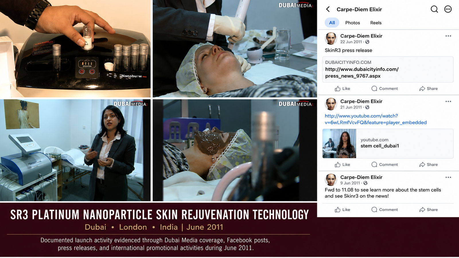 SR3 Platinum Nanoparticle Skin Rejuvenation Technology