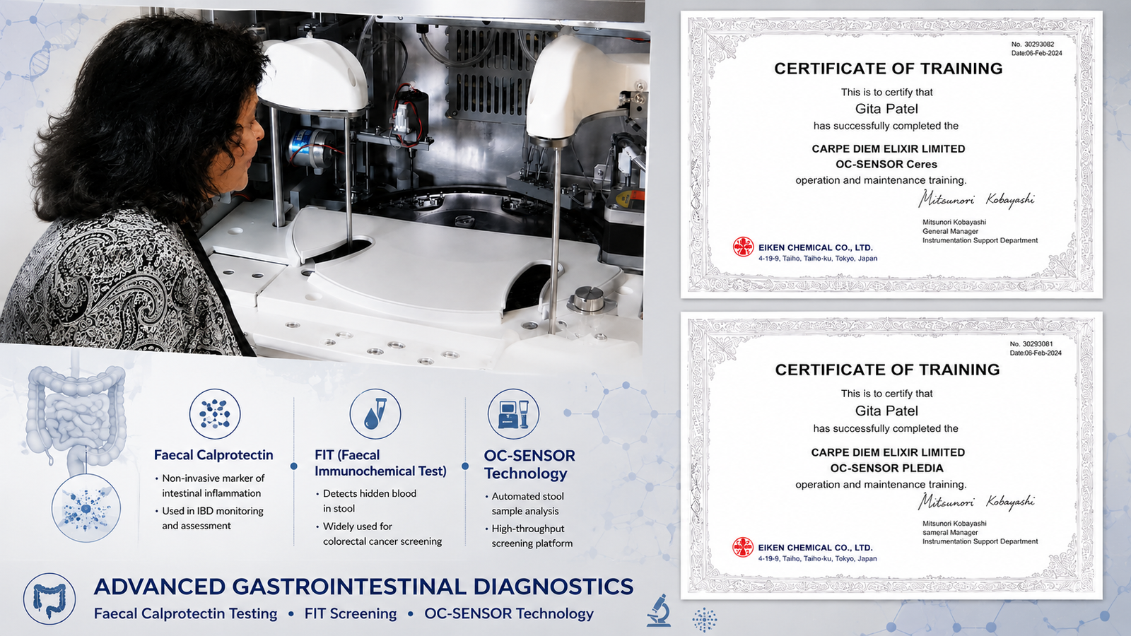 January 2024 – Amsterdam OC Sensor Training & Screening Pathway Development